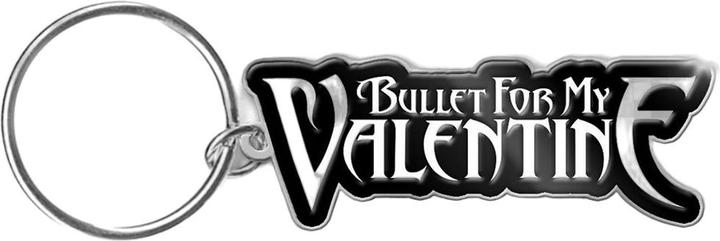 Actual product image Bullet For My Valentine Logo Enamel Keyring