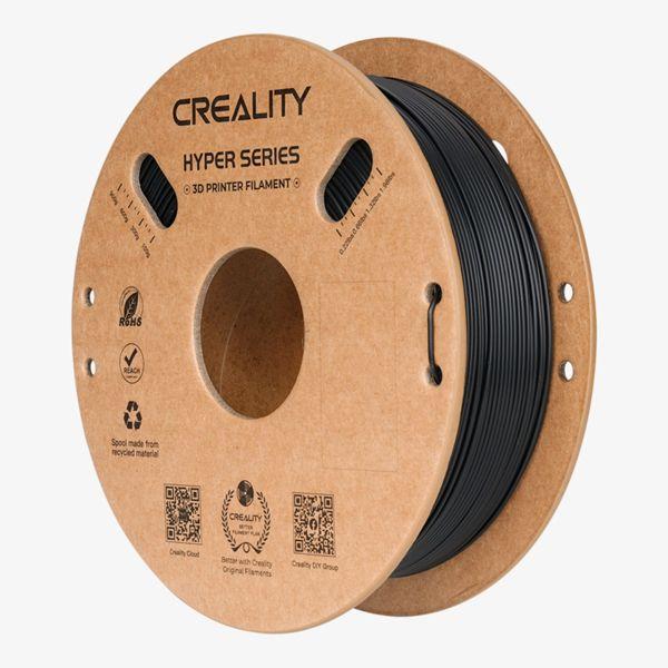 Actual product image Creality Filament PLA Hyper, Black, 1.75 mm, 1 kg (PLA, 1.75 mm, 1000 g)