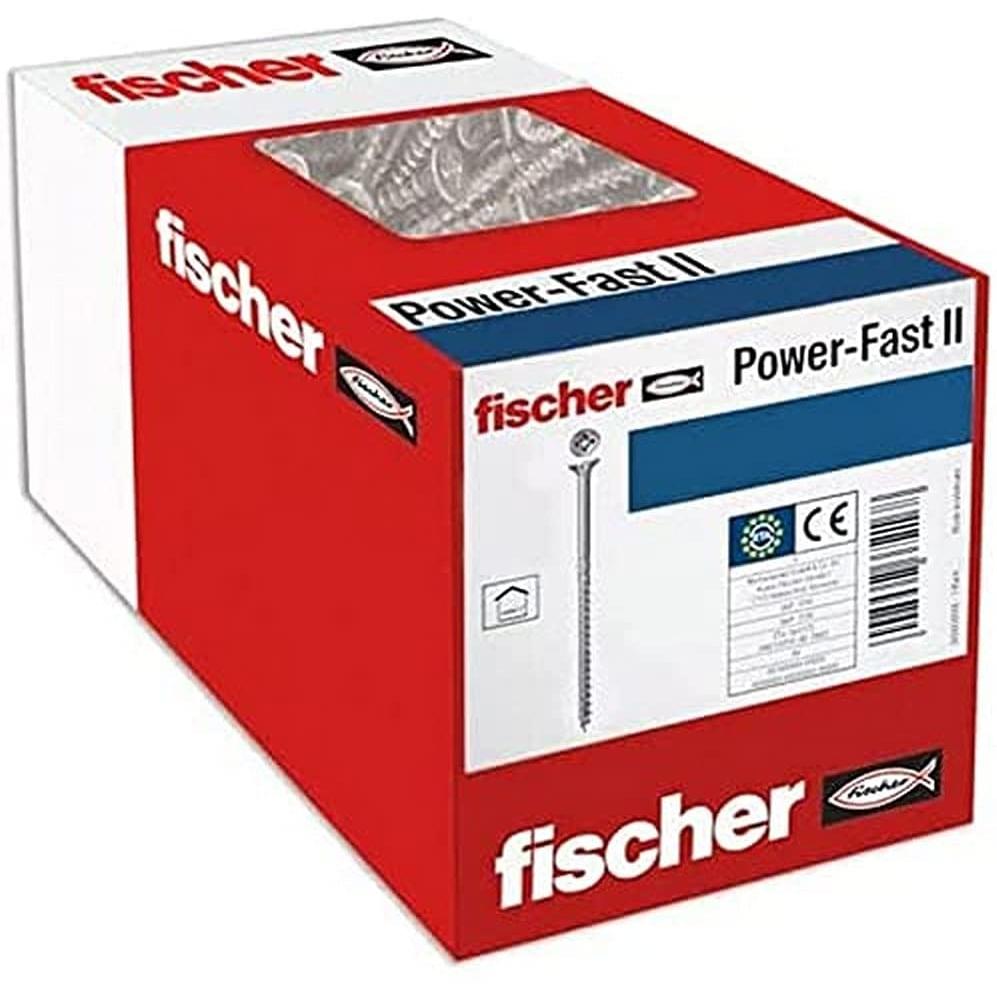 Fischer, Schrauben, PowerFast II 5,0x120 SK PZ TG blvz 30 (30 Schrauben pro Stück)