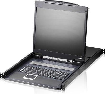 Produktbild Aten CL1316N ES KVM-Switch 16-Port, 19"-LCD-Konsole (PS/2-USB, VGA) ES-Layout