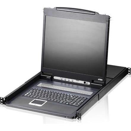 Thumbnail - Aten 16-Port 19" LCD KVM Switch, KVM Switch, Schwarz