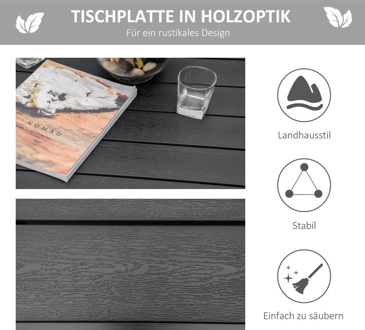 Produktbild Outsunny Gartentisch (80 x 80 x 74 cm)