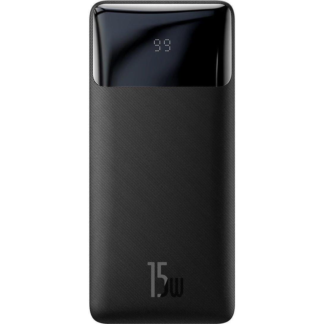 Baseus Bipow (30000 mAh, 15 W, 111 Wh), Powerbank, Schwarz