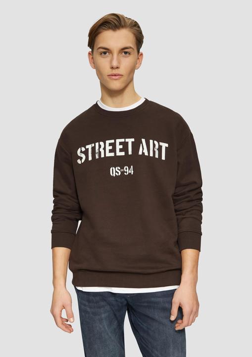 Actual product image S.Oliver Sweatshirt Sweatshirt mit Frontprint (M)