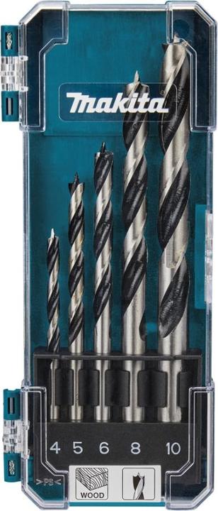 Produktbild Makita Holzbohrer-Set (4 mm, 10 mm, 5 mm, 6 mm, 8 mm)