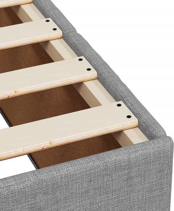 Actual product image vidaXL Fabric bed frame (90 x 200 cm)