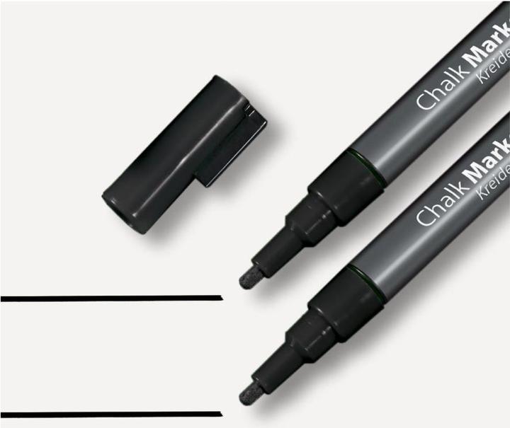 Actual product image Sigel Artverum chalk marker 20 Round (1-2 mm) (Black, 2 mm, 2 x)