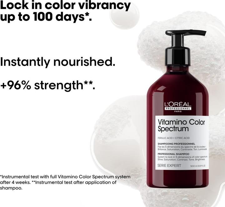 Produktbild L'Oréal Professionnel Vitamino Color Spectrum (500 ml, Flüssiges Shampoo)