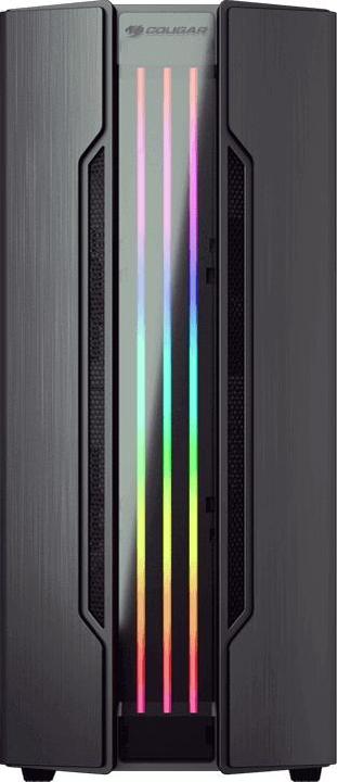Immagine prodotto Cougar Caso Gemini S Iron-Gray RGB Mid (ATX, mATX, Mini-ITX, SSI CEB)