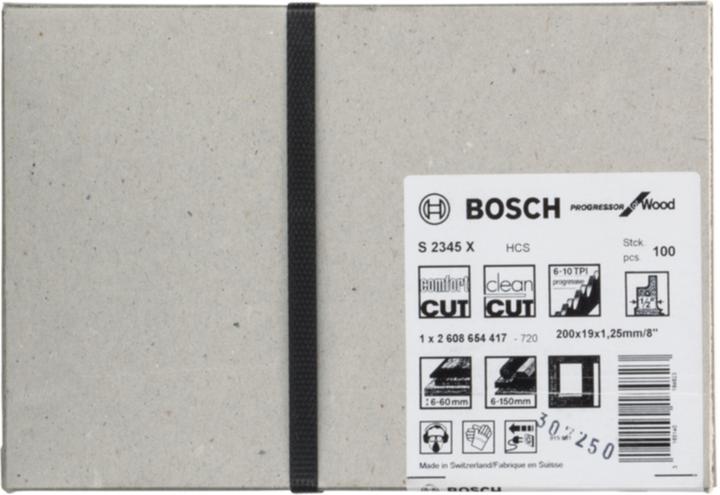 Produktbild Bosch Professional Zubehör Säbelsägeblatt S 2345 X, Progressor for Wood, 5er-Pack