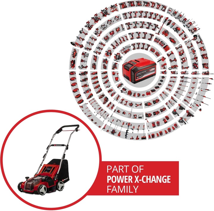 Image du produit Einhell GE-SA 36/35 Li-Solo Scarificateur à batterie-ventilateur