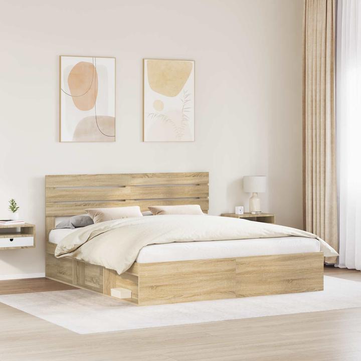 Image du produit vidaXL Moderner Bettrahmen (200 x 200 cm)