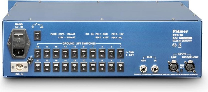 Actual product image Palmer Audio PB 20 Press splitter 20 (Splinters)