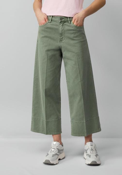 Produktbild S.Oliver Hose Culotte-Jeans / Regular Fit / High Rise / Wide Leg / Bügelfalten (38)