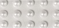 Actual product image Rayher Plastic half pearls, self-adhesive, white, 80 piec