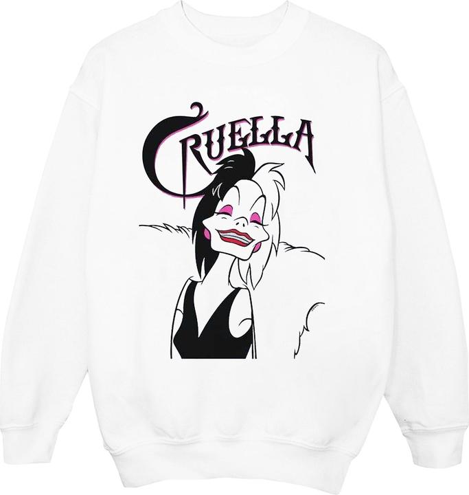 Produktbild Disney Cruella De Vil Evil Smile Sweatshirt Mädchen (152, 158)