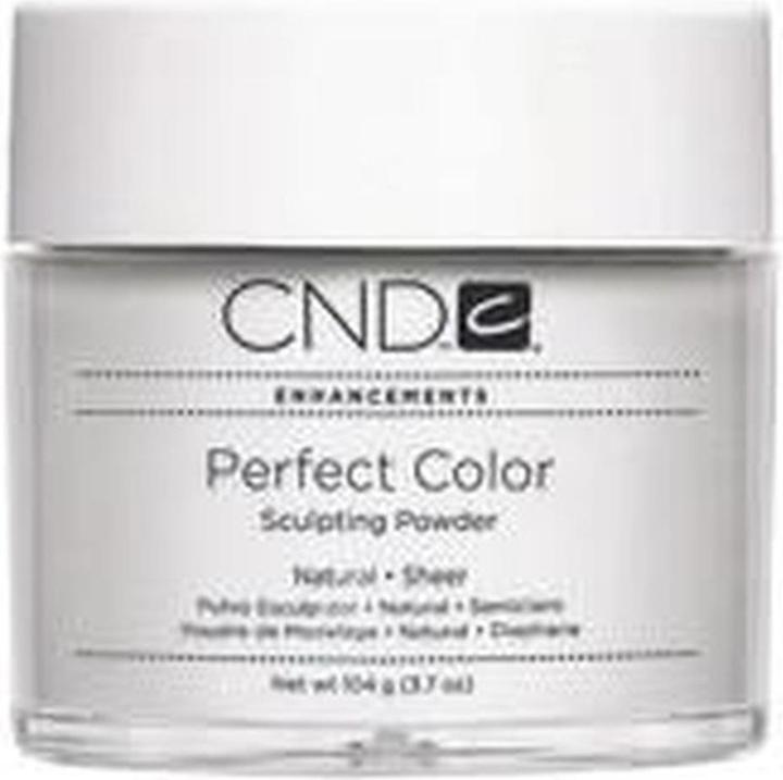 Immagine prodotto CND Polvere per scolpire le unghie Perfect Color Natural and Sheer 3.7 Oz (Unghie artificiali, Naturale e trasparente)