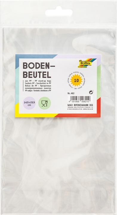 Actual product image Magni 482 - Bottom bag without print, approx. 14.5 x 23.5 cm, 10 pieces - for individual packaging of K (Gift bag, 10 x)