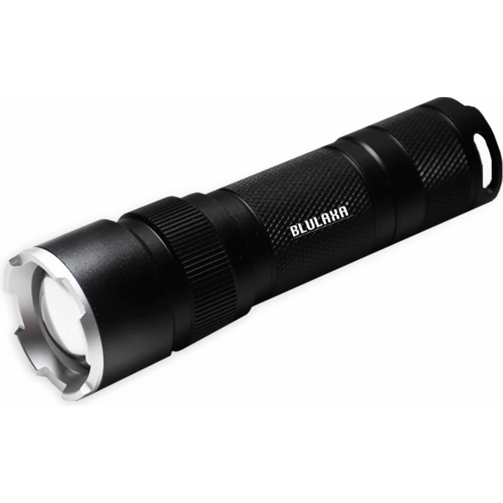 Blulaxa, Taschenlampe, LED-Taschenlampe 48660, 6 W, 400 lm, Alu, schwarz (400 lm)
