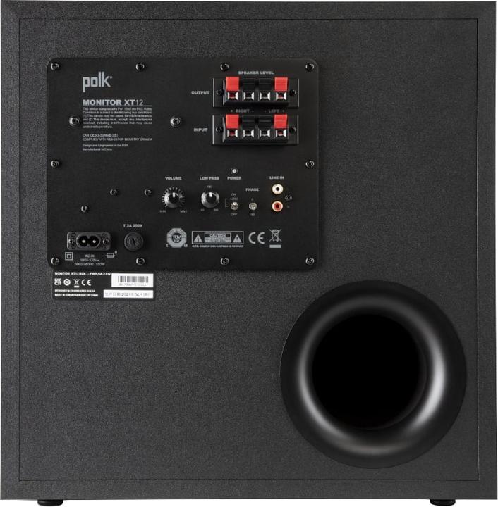 Actual product image Polk MXT12SUBBK Monitor XT (Subwoofer active, 1 pc., 1x 50 W)