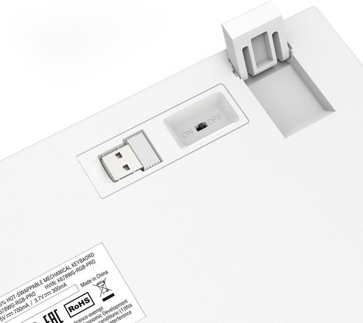 Actual product image Redragon K678WG-RGB-PRO Singed (Eng. Int., Cable, Wireless)