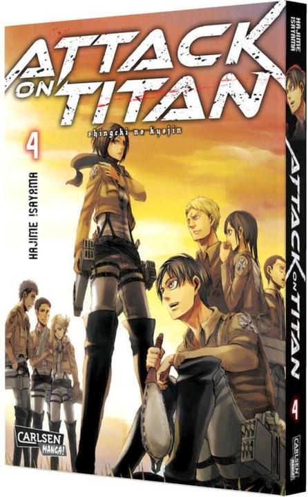 Immagine prodotto Attack on Titan, Band 4 (Tedesco, Hajime Isayama, 2014)