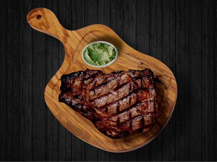 Produktbild Natura Punto Steak-Brett mit Saftrille, 40 x 24 cm, Olivenholz