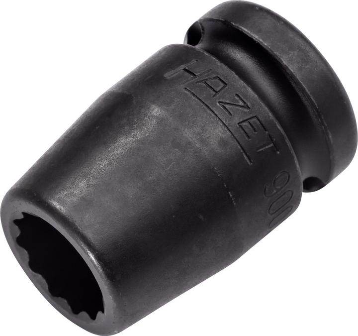 Actual product image HAZET Impact socket ∙ 12-point 900SZ-13 ∙ Square, hollow 12.5 mm (1/2 inch) ∙ Outside 12-point trac… (13 mm)