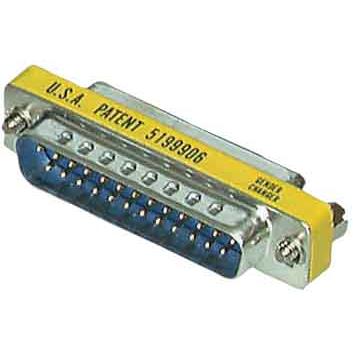 Thumbnail - EFB Elektronik Mini Gender Changer DSUB25 F/F, Netzwerkkabel