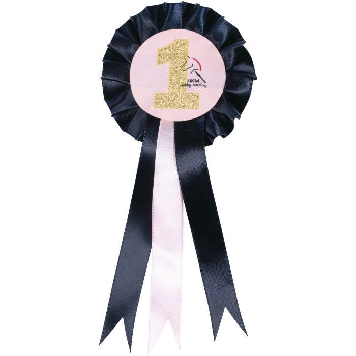 HKM Turnierschleife -Hobby Horsing- dunkelblau/rosa (137556938.0001)