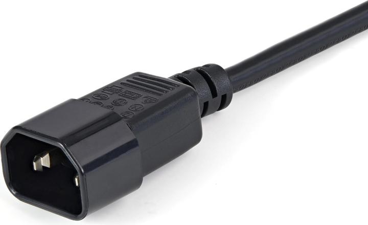 Actual product image StarTech 1M C14 TO C13 POWER CORD (1 m)