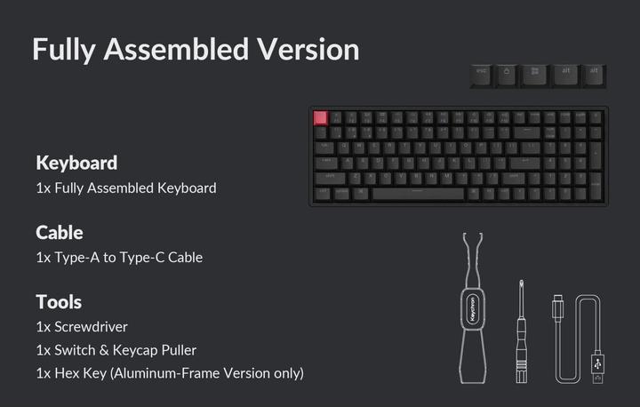 Image du produit Keychron K4 QMK (Version 3) (US, Filaire, Sans fil)