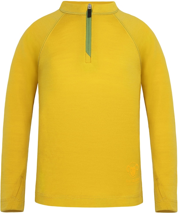 Actual product image Normani Kids merino long sleeve with 1/4 zip "Nyapari" - 9545 (98, 102, 104, 100 A)