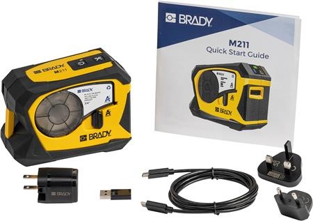 Produktbild Brady M211-Etikettendrucker, mobiler Thermotransfer-Drucker, 203dpi, max. Breite 19.05 mm, Bluetoo (203 dpi)