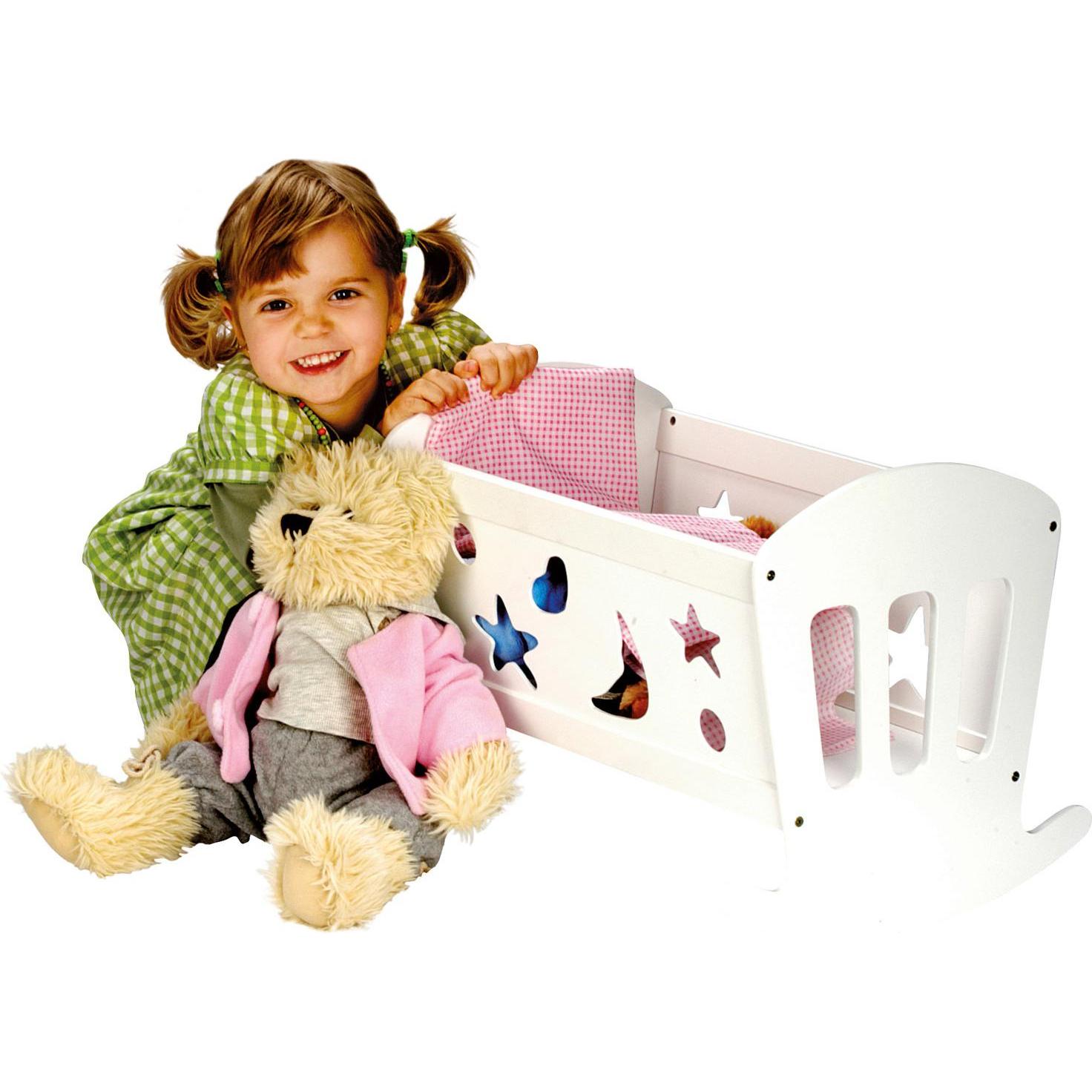 Thumbnail - Bino Puppenwiege mit Bettwäsche