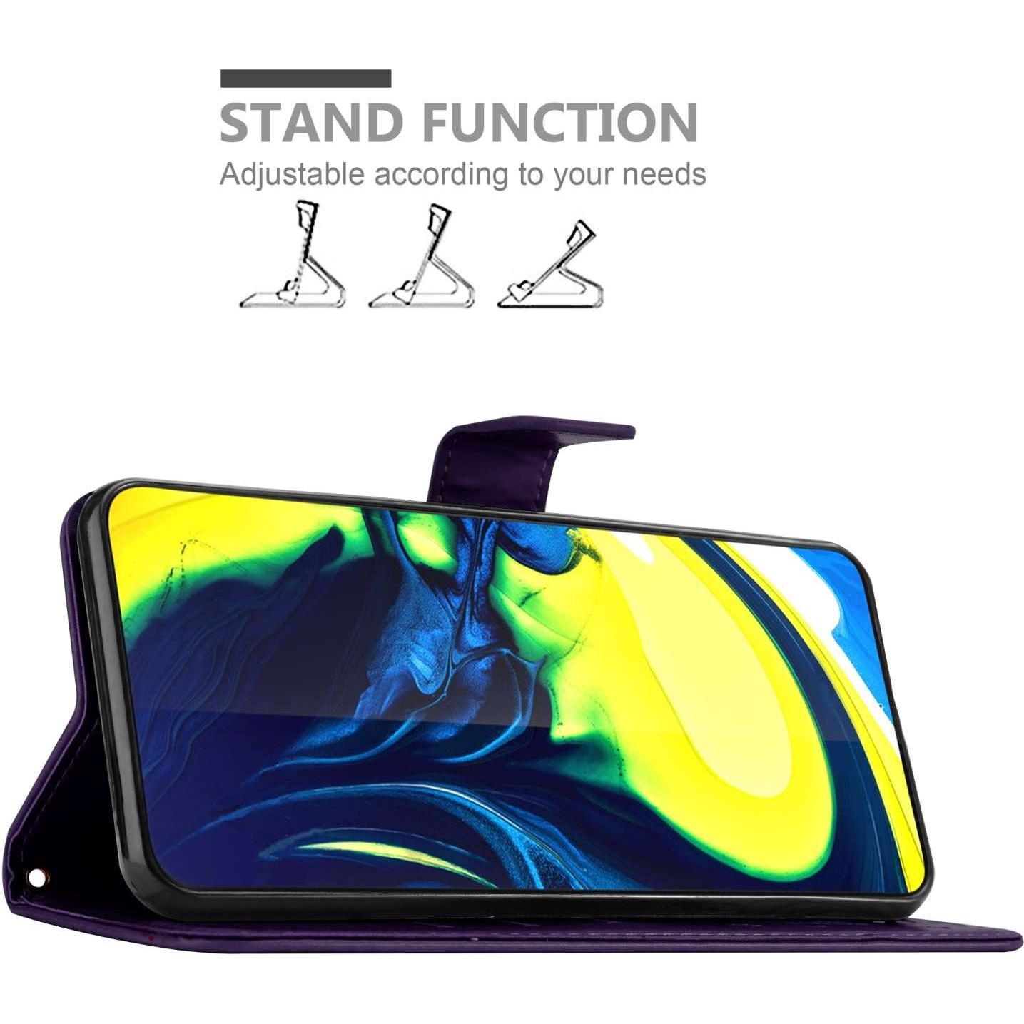 Thumbnail - Cadorabo Hülle für Motorola MOTO G72 mit Blumen Muster (Motorola Moto G72), Smartphone Hülle, Türkis