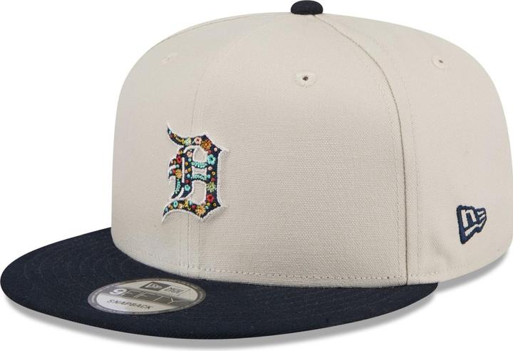 Actual product image New Era 9Fifty Snapback Cap - FLORAL Detroit Tigers stone