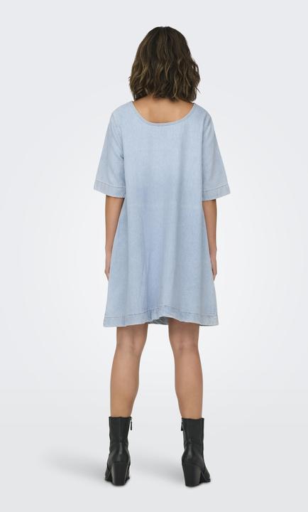 Produktbild Only Volumiger Fit Rundhals Kurzes Kleid Jeanskleid (S)