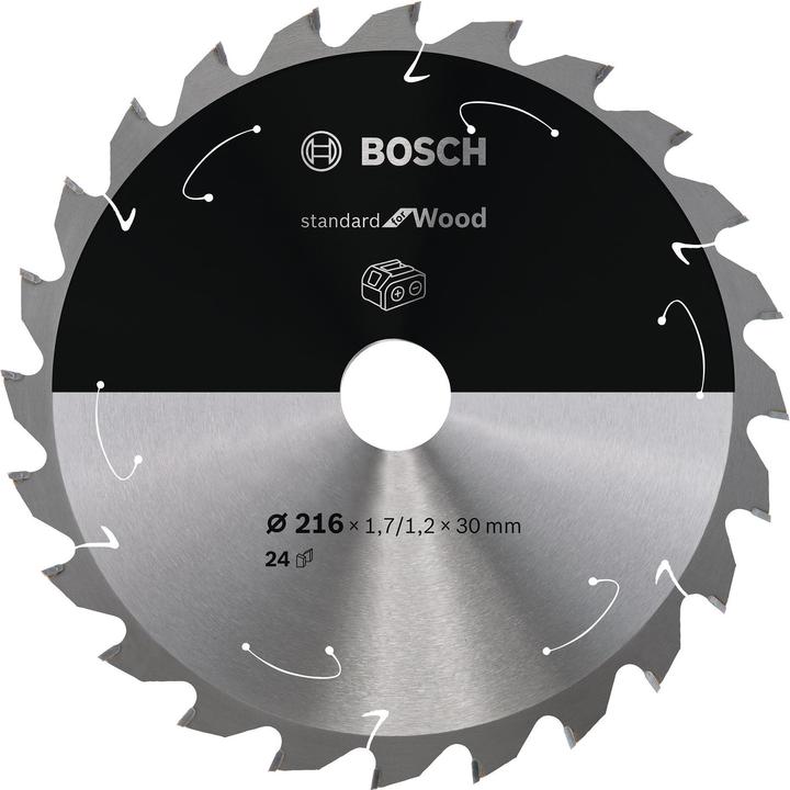 Produktbild Bosch Professional Zubehör PRO Wood cordless Kreissägeblatt, 216 x 1,7 x 30 mm