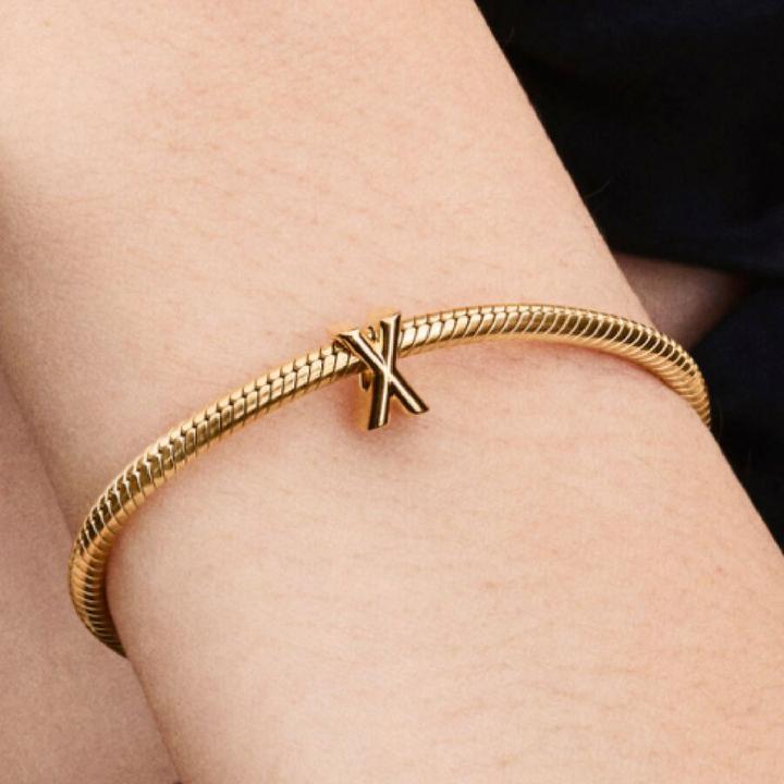Image du produit Pandora Alphabet-Mini-Charm: Ihre Persönliche Botschaft (Plaqué or, Métal)