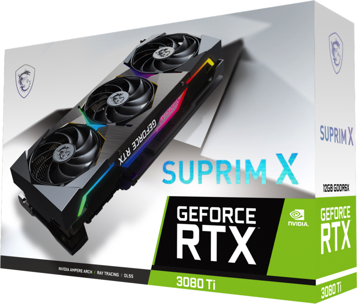 Image du produit MSI GeForce RTX 3080 Ti Suprim X 12G (12 Go)