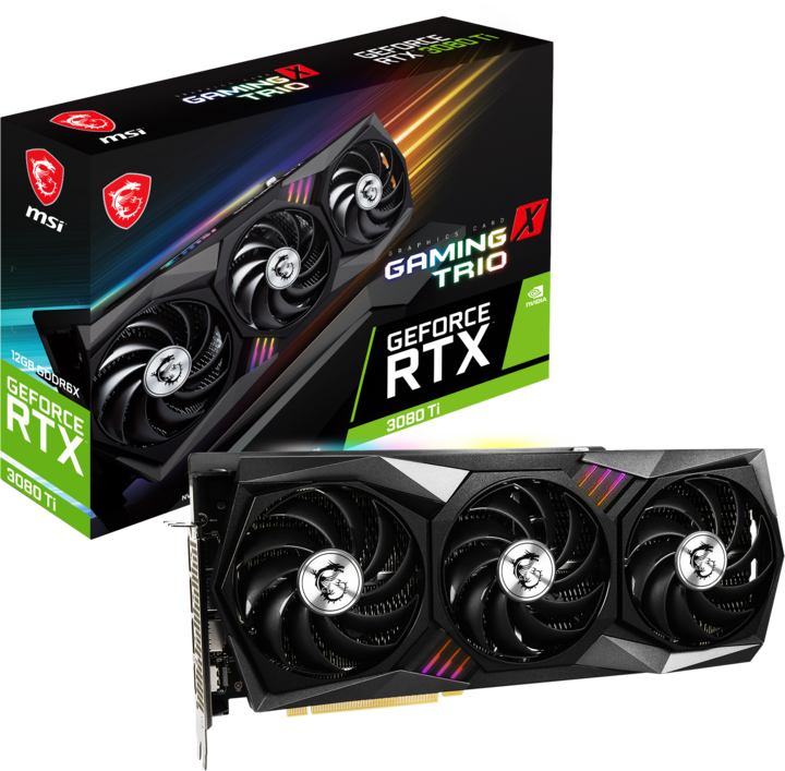 Image du produit MSI GeForce RTX 3080 Ti Gaming X Trio 12G (12 Go)