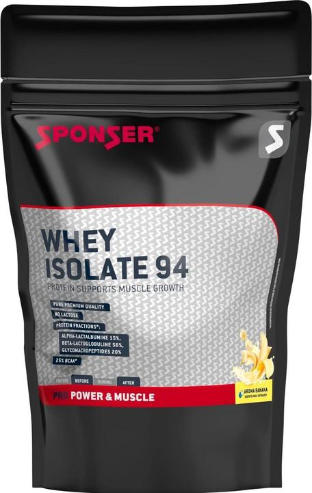 Actual product image Sponser Isolates 94 (Banana, 1 pcs., 1500 g)