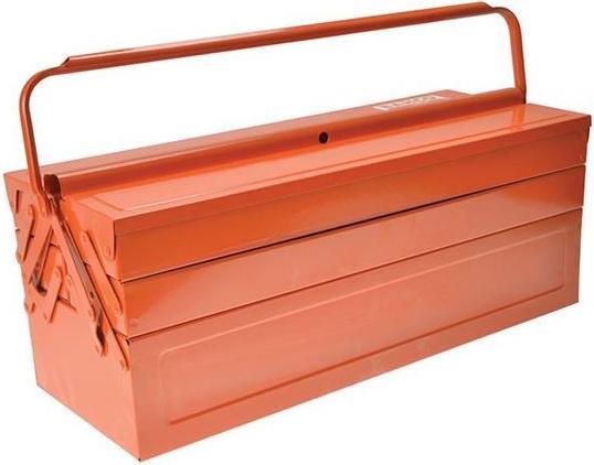 Actual product image Irimo Metal tool box with five compartments and locking option, 530 mm × 200 mm × 200 mm