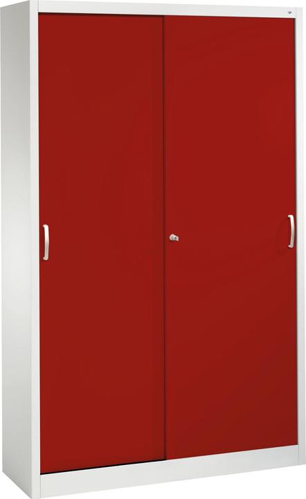 Grau, Lichtgrau, Rot, Rubinrot