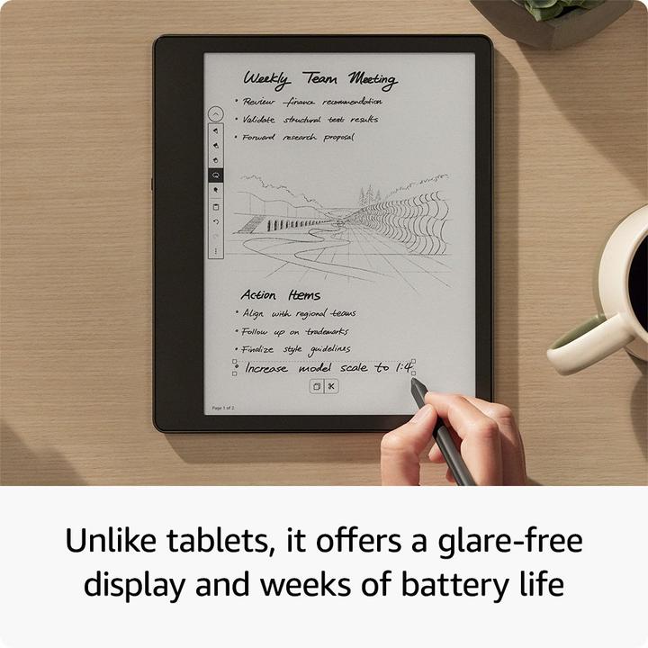 Actual product image Amazon Ebook Kindle Scribe 10.2 16GB WiFi Premium Pen Grey