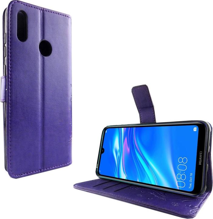 Produktbild König Design Hülle Handy Schutz für Huawei Y7 (2019) Case Cover Tasche Wallet Etui Handyhülle (Huawei Y7 (2019))