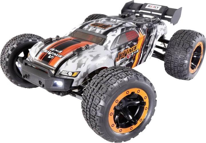 Actual product image Reely JoVage 4x4 V2 Orange/White Brushed 1:16 RC Model Car Electric Truggy Allra (RTR Ready-to-Run)