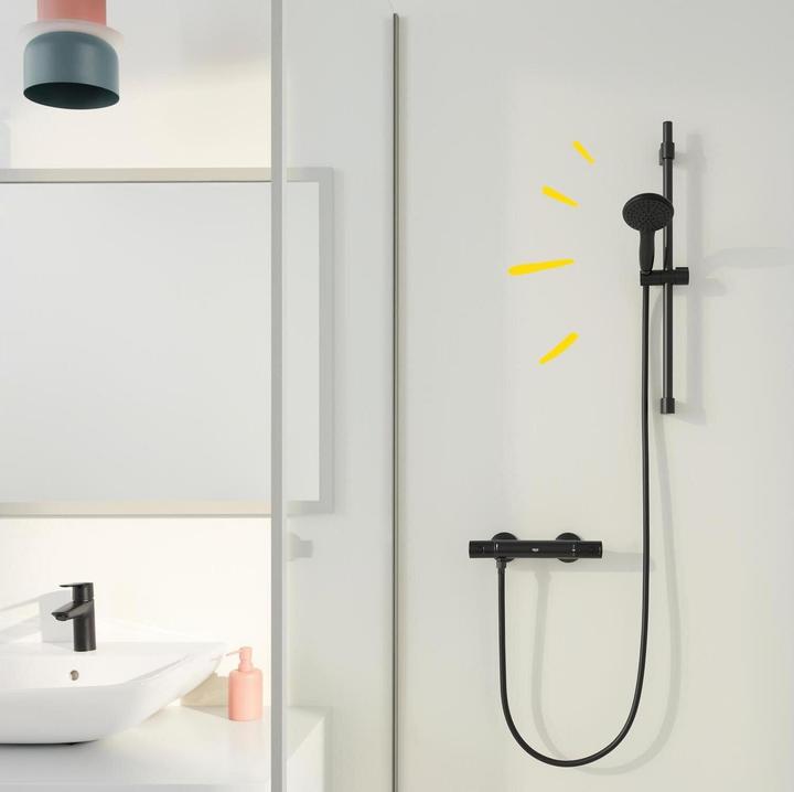 Image du produit Grohe Vitalio QuickFix Start 110 douchette à main, inverseur de jet intelligent, économie d'eau, 2 types (2 Types de jets, 7.40 l/min)