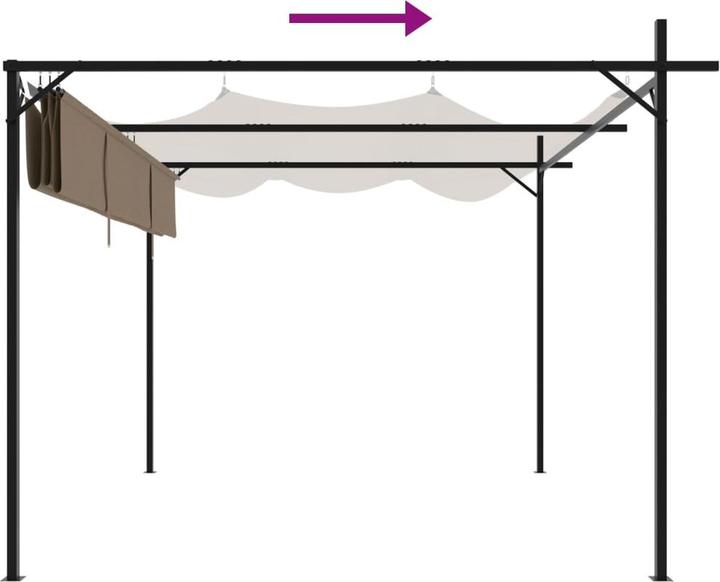 Actual product image vidaXL Pergola (295 cm, 292 cm)